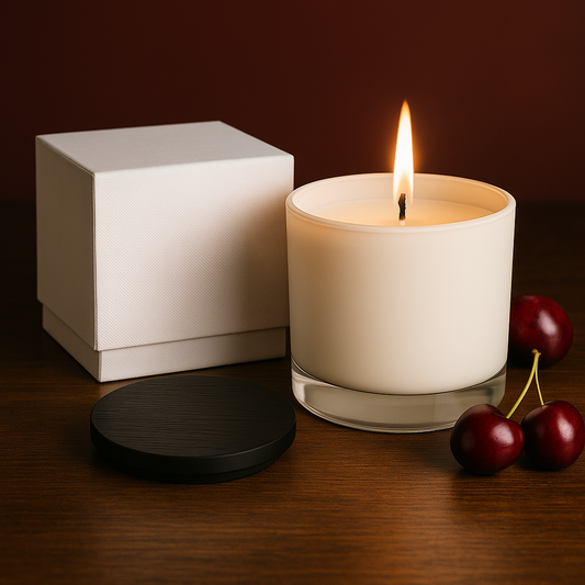 Black Cherry 30cl Glass Candle
